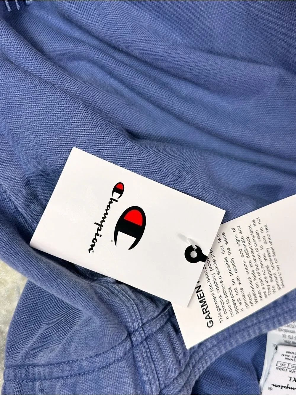 Champion Light Blue Drawstring Sweatpants - Picture 6 of 12